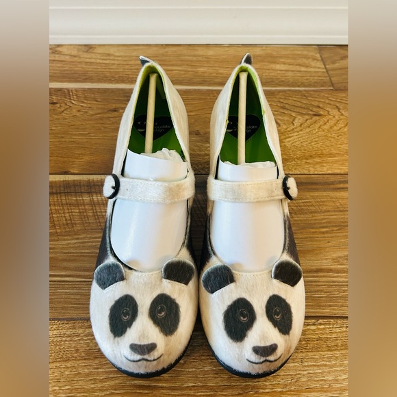 Hot Chocolate Design Shoes - Hot Chocolate Design Panda Chocolaticas Mary Jane Heels Women's 7 New In Box